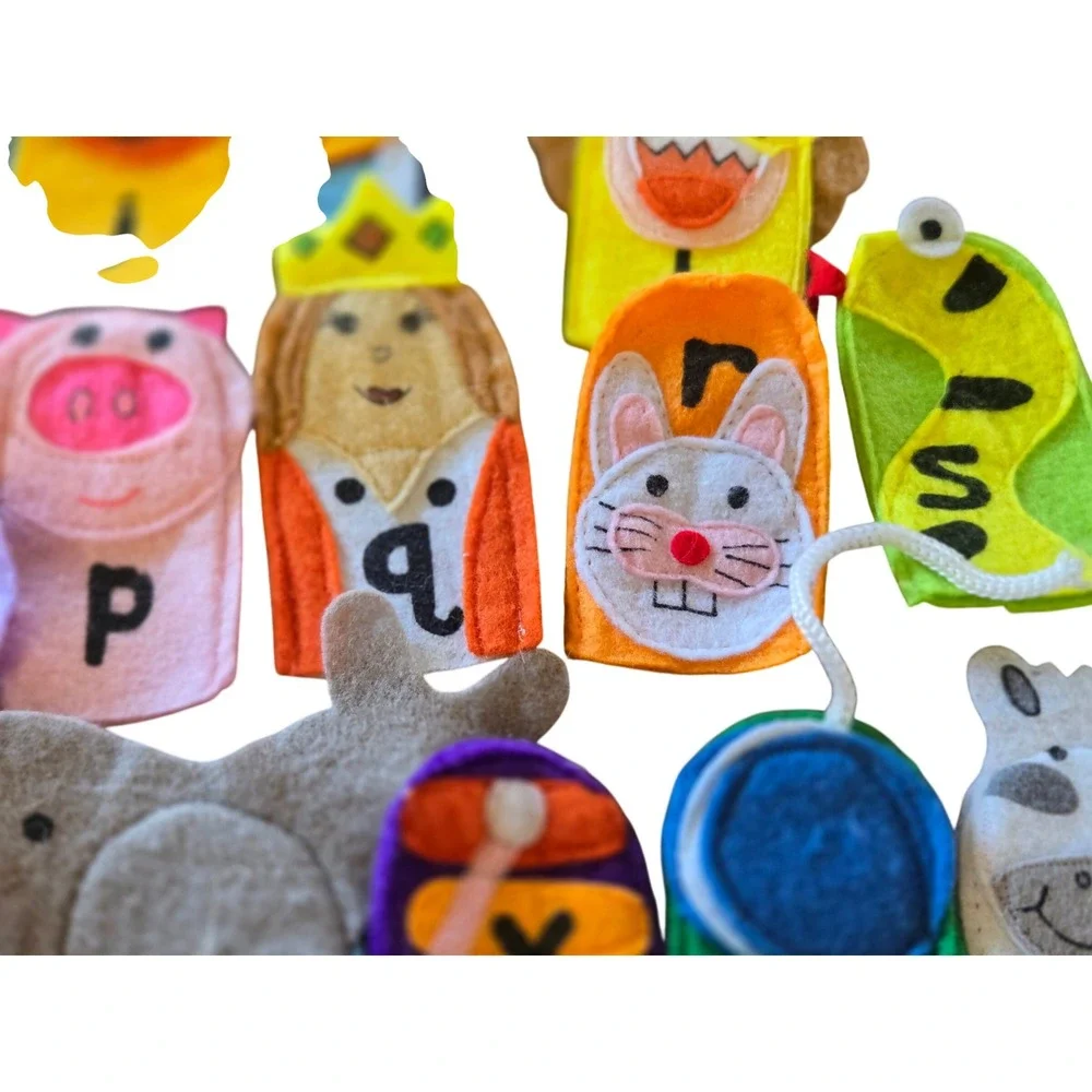 Handmade felt finger